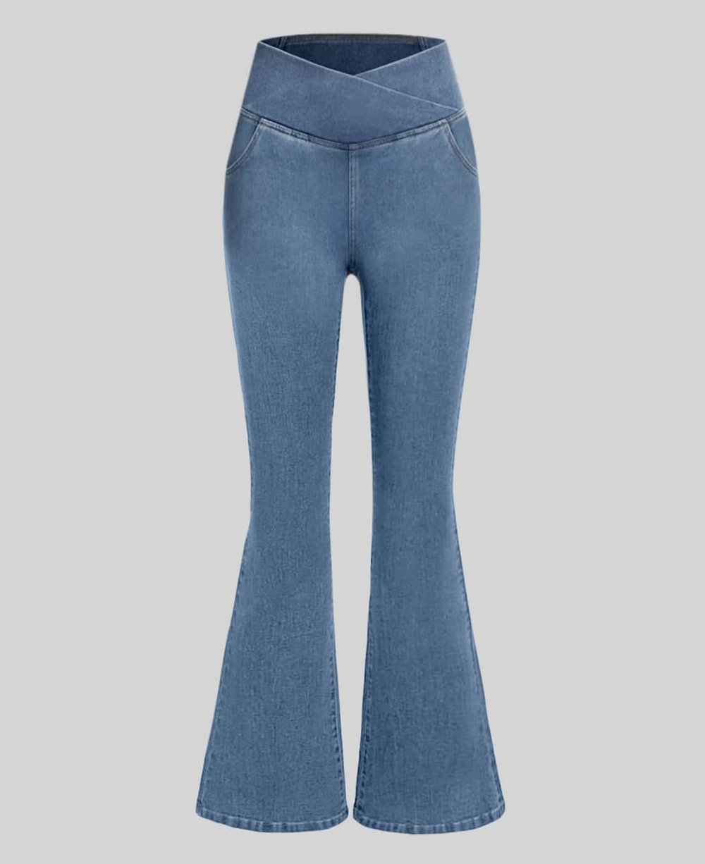 🔥Stretchy Jeans High Waisted Crossover