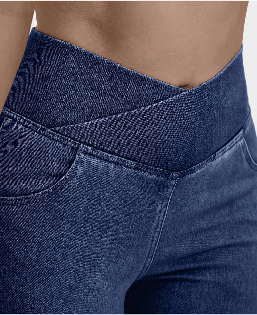 🔥Stretchy Jeans High Waisted Crossover