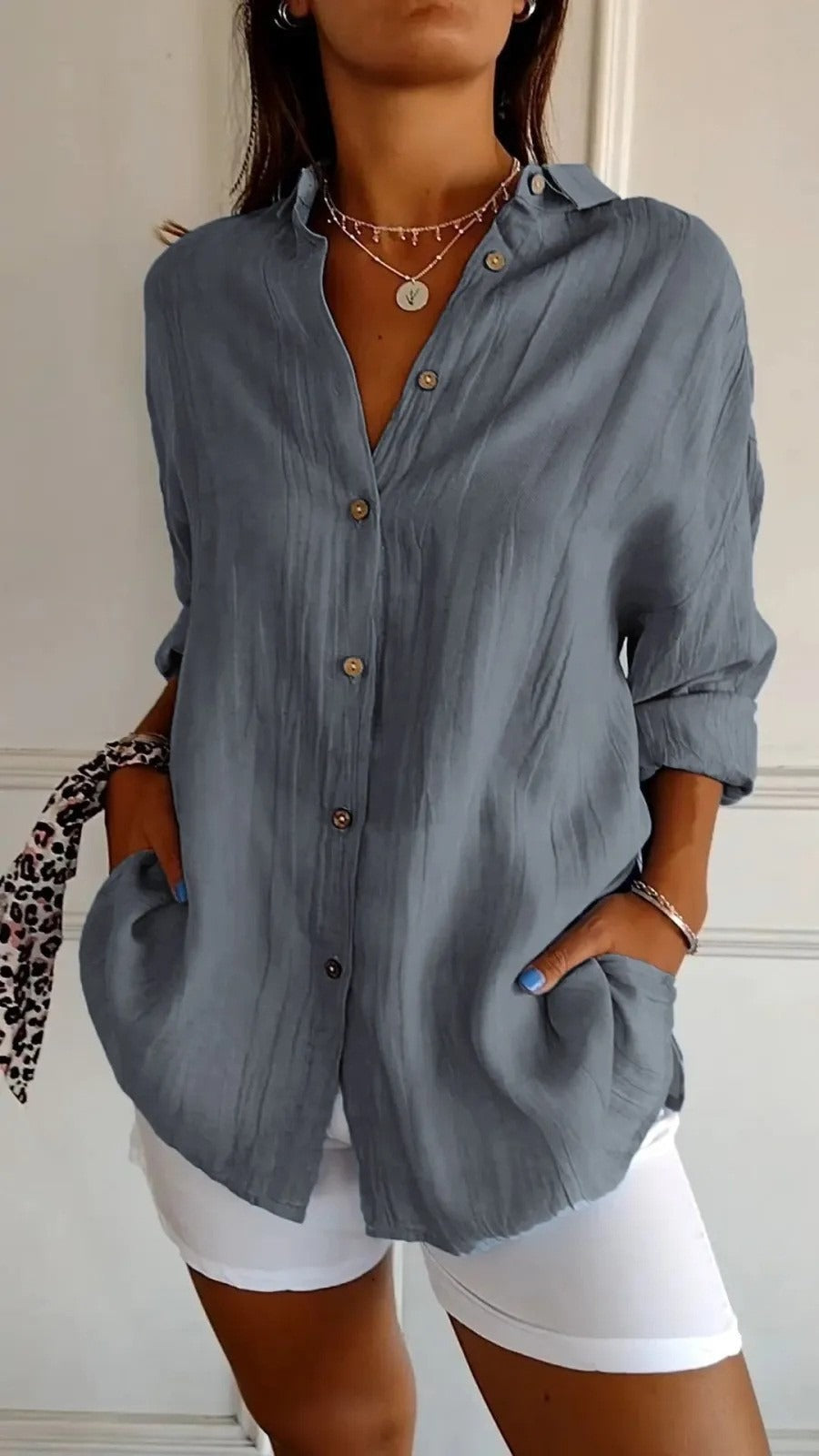 Essentials | Blouse met strik
