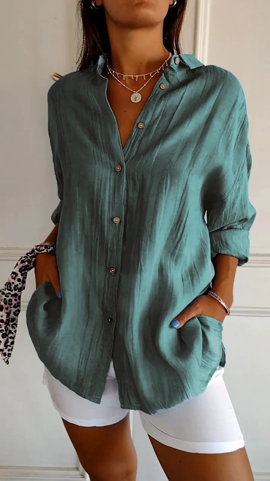 Essentials | Blouse met strik