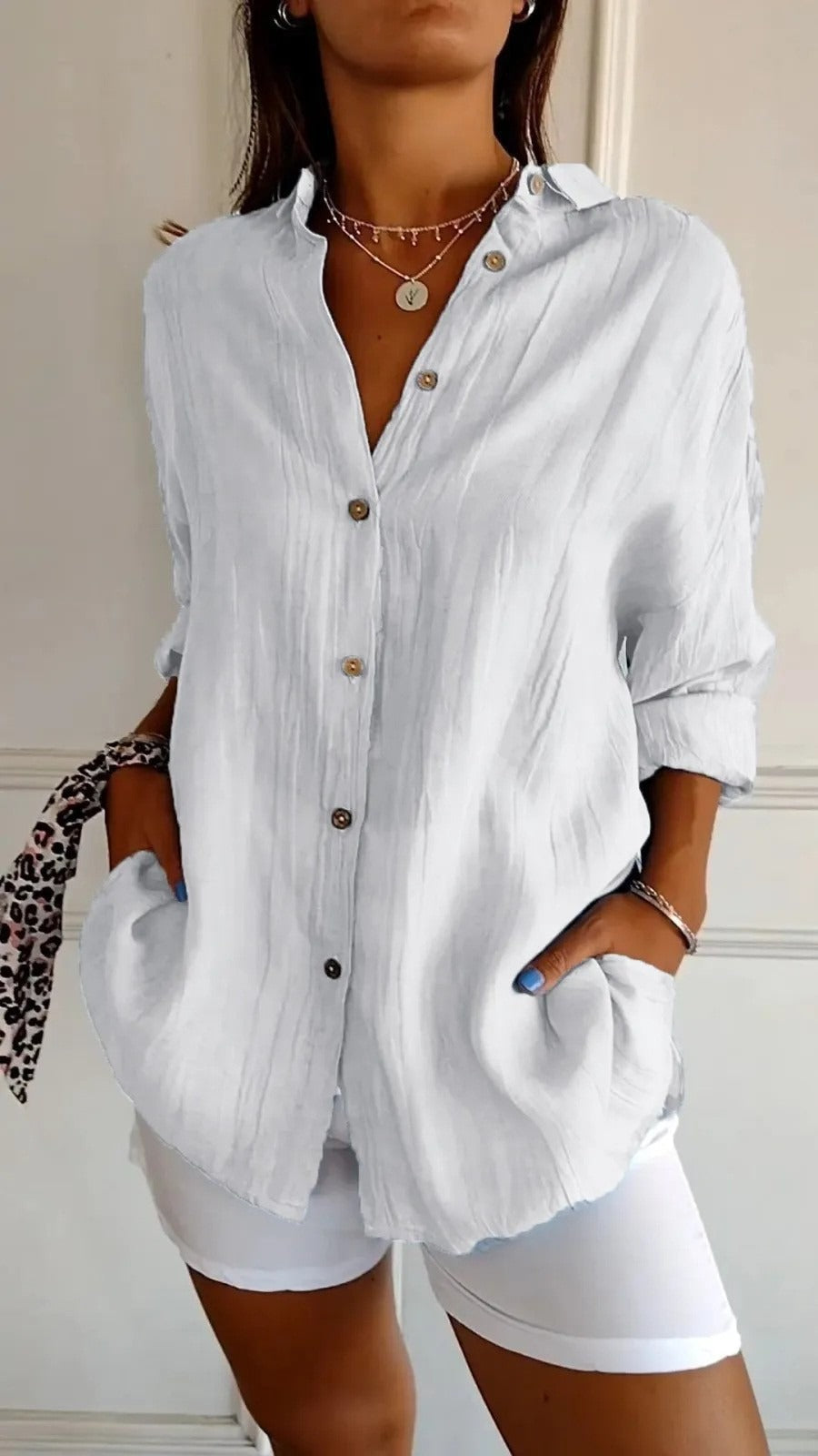 Essentials | Blouse met strik