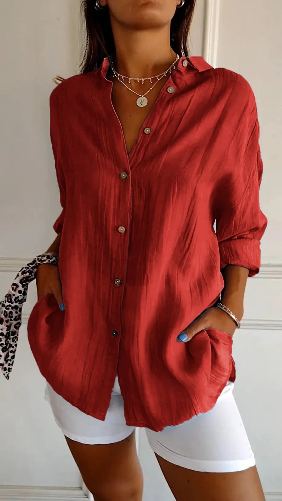 Essentials | Blouse met strik