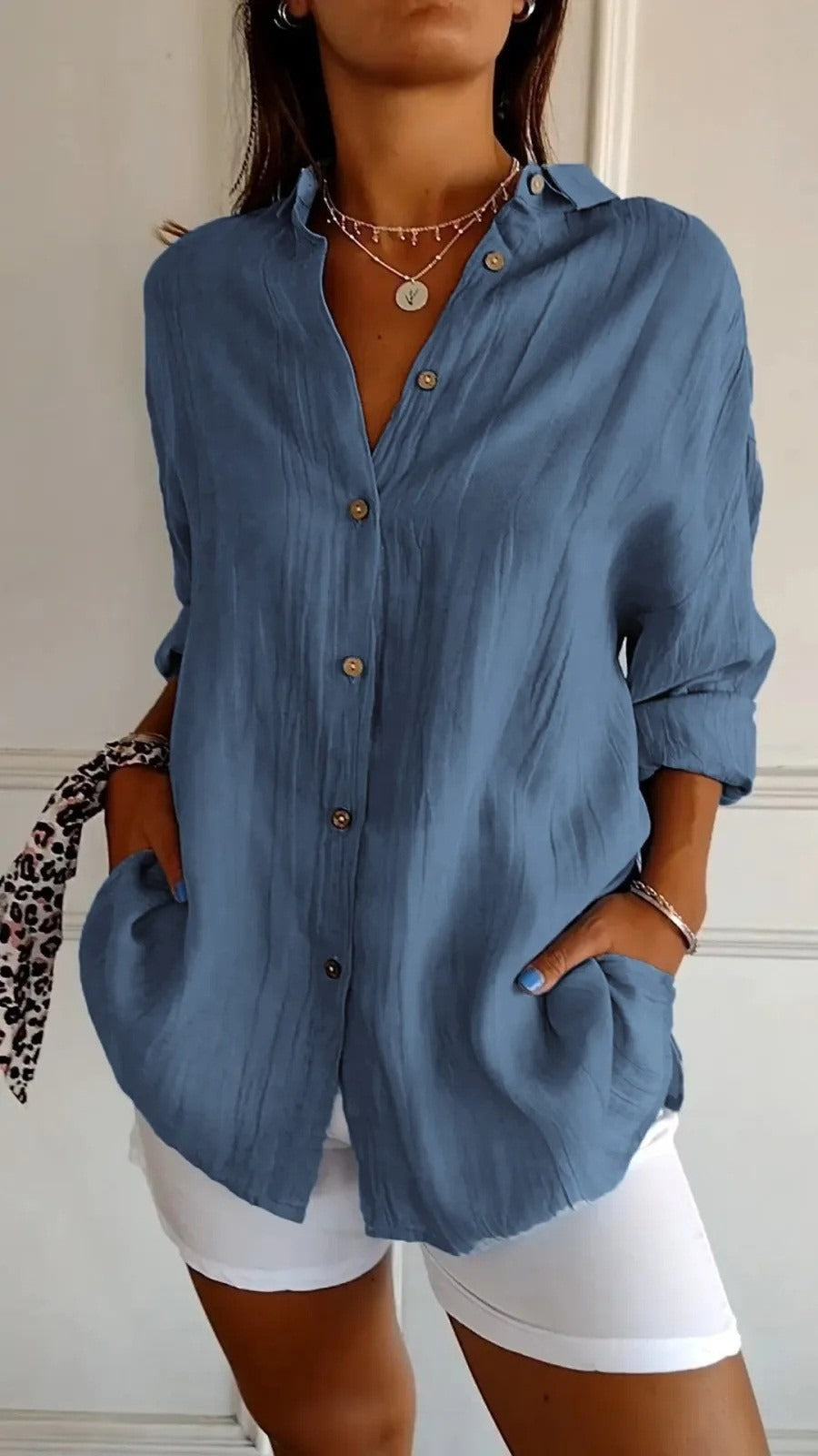 Essentials | Blouse met strik