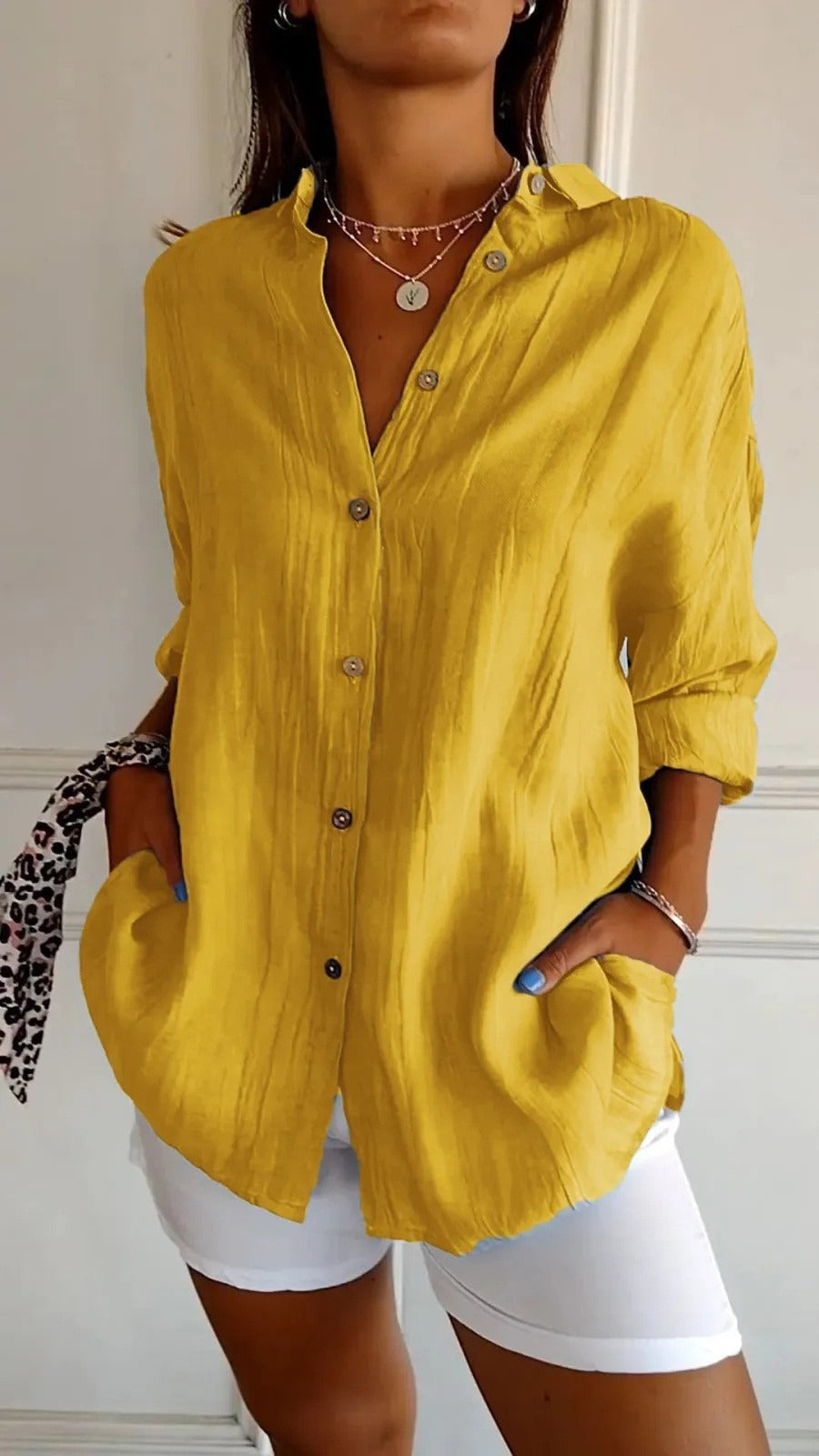 Essentials | Blouse met strik