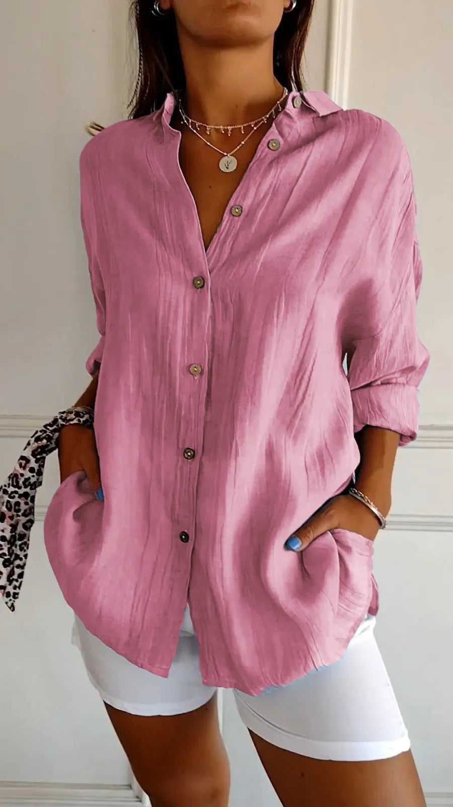 Essentials | Blouse met strik