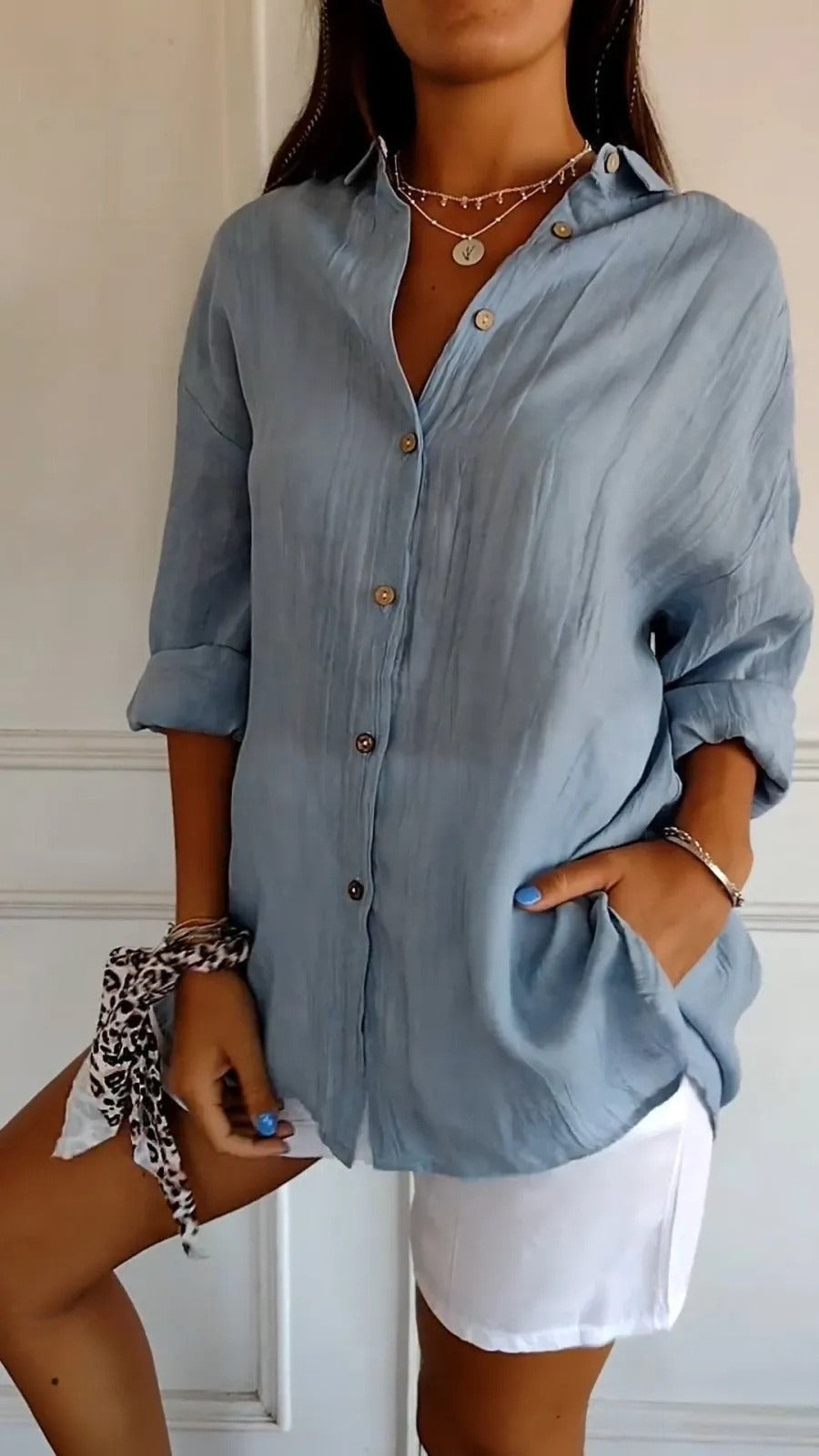 Essentials | Blouse met strik