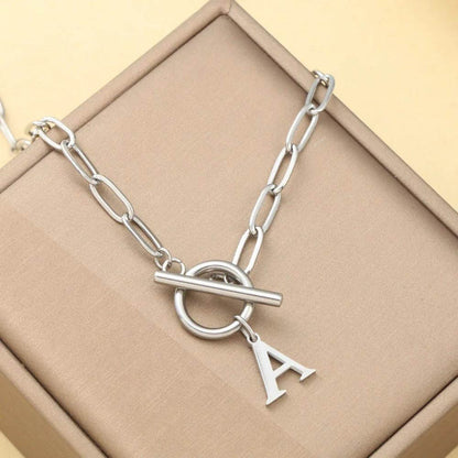 Embelle Initials Ketting  - Luxe Hanger met LoveKnot sluiting