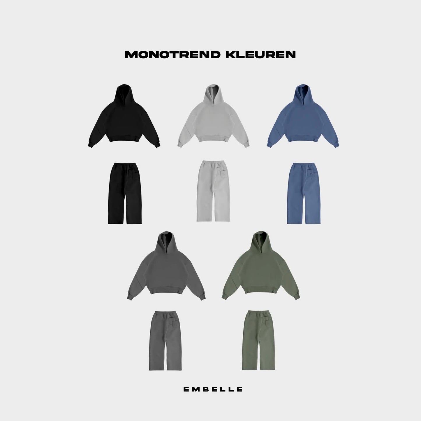 HEREN MONOTREND™ Hoodie + GRATIS Sweatpants