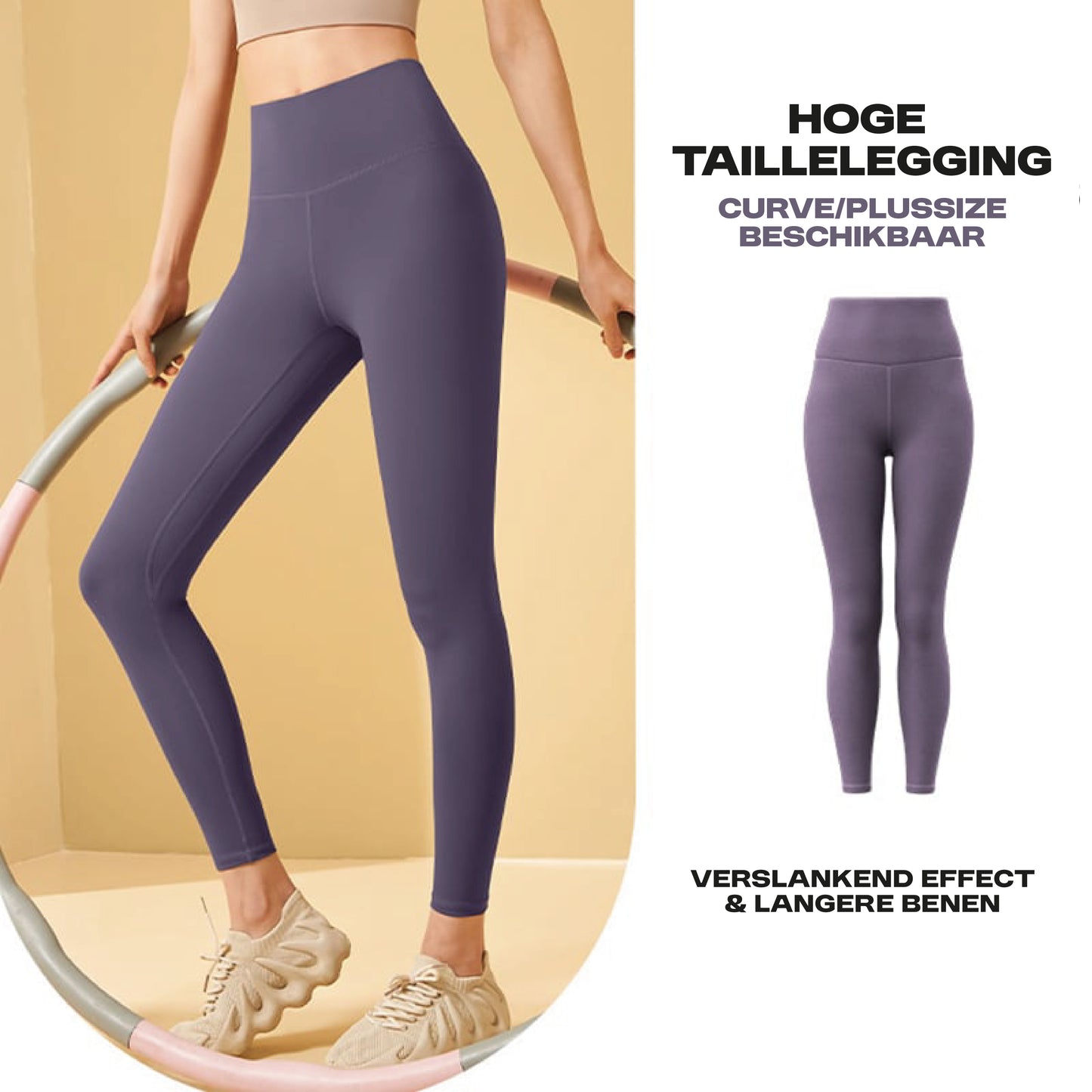 Peach Legging | Hoge Taille