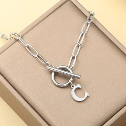 Embelle Initials Ketting  - Luxe Hanger met LoveKnot sluiting