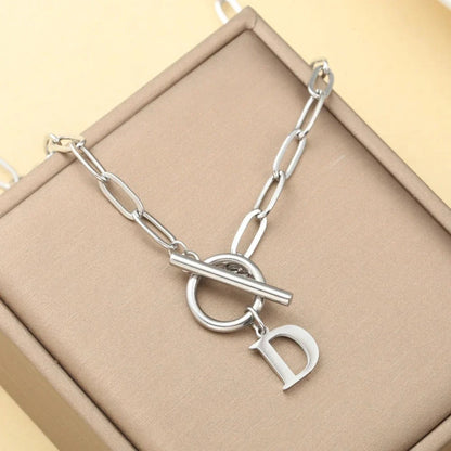 Embelle Initials Ketting  - Luxe Hanger met LoveKnot sluiting