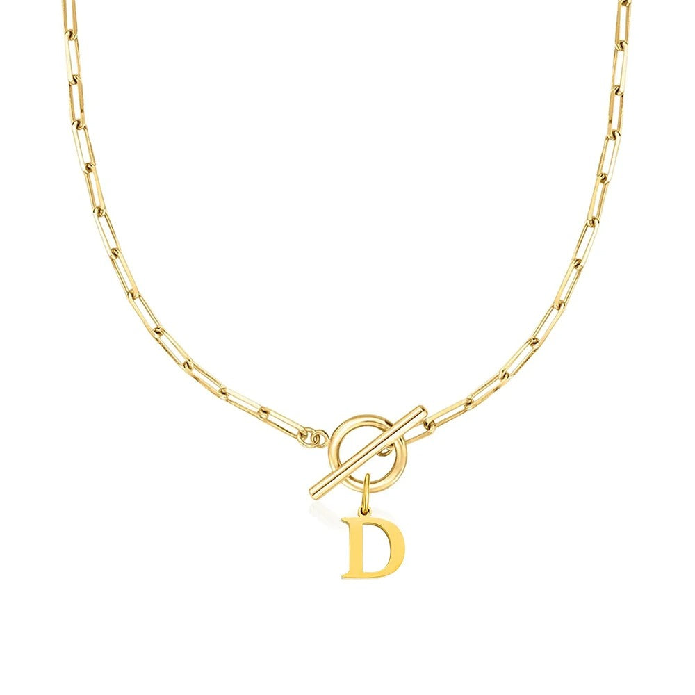 Embelle Initials Ketting  - Luxe Hanger met LoveKnot sluiting