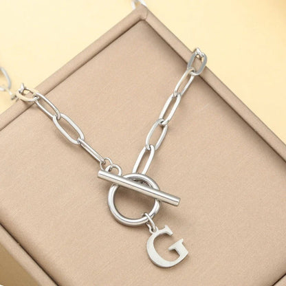 Embelle Initials Ketting  - Luxe Hanger met LoveKnot sluiting