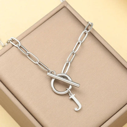Embelle Initials Ketting  - Luxe Hanger met LoveKnot sluiting