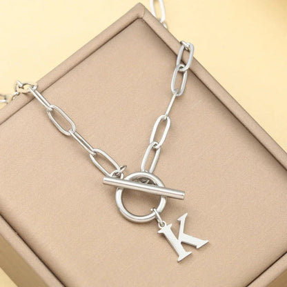 Embelle Initials Ketting  - Luxe Hanger met LoveKnot sluiting