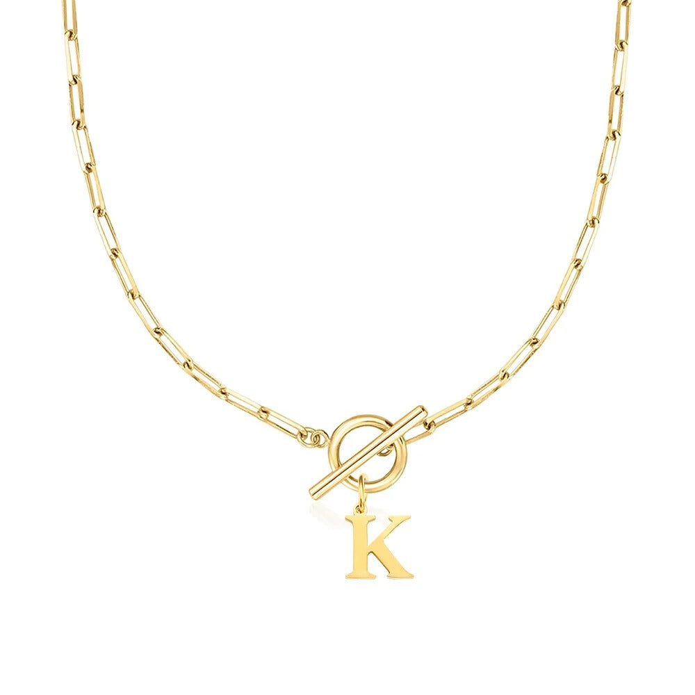 Embelle Initials Ketting  - Luxe Hanger met LoveKnot sluiting