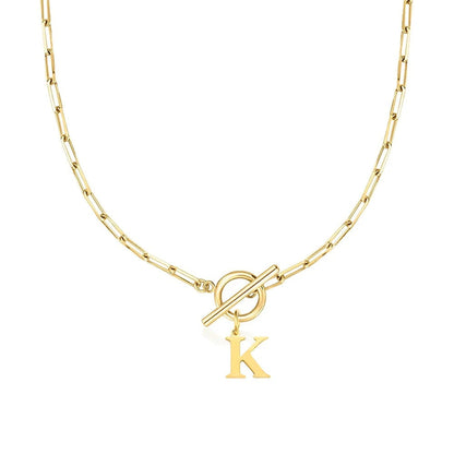 Embelle Initials Ketting  - Luxe Hanger met LoveKnot sluiting