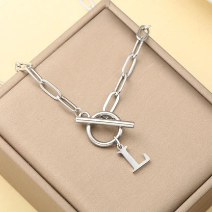 Embelle Initials Ketting  - Luxe Hanger met LoveKnot sluiting