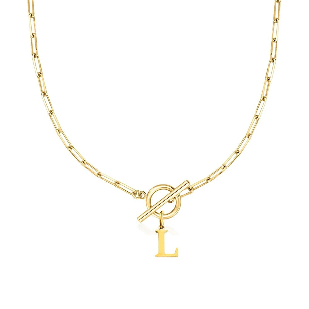 Embelle Initials Ketting  - Luxe Hanger met LoveKnot sluiting