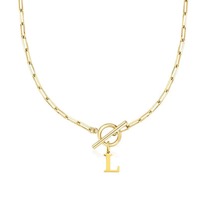 Embelle Initials Ketting  - Luxe Hanger met LoveKnot sluiting