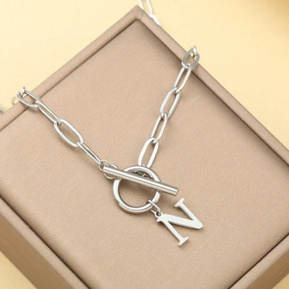 Embelle Initials Ketting  - Luxe Hanger met LoveKnot sluiting
