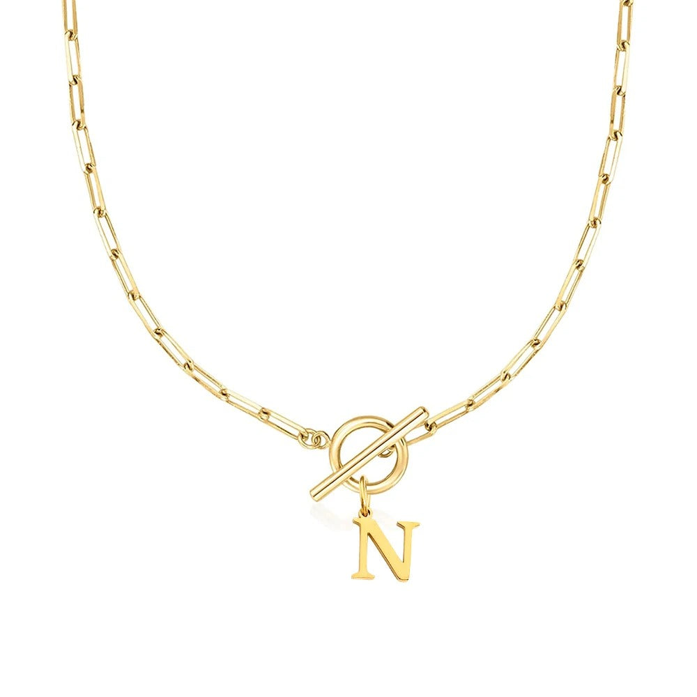 Embelle Initials Ketting  - Luxe Hanger met LoveKnot sluiting