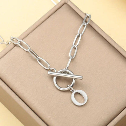 Embelle Initials Ketting  - Luxe Hanger met LoveKnot sluiting