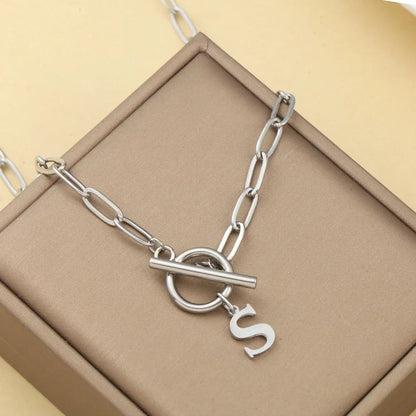 Embelle Initials Ketting  - Luxe Hanger met LoveKnot sluiting