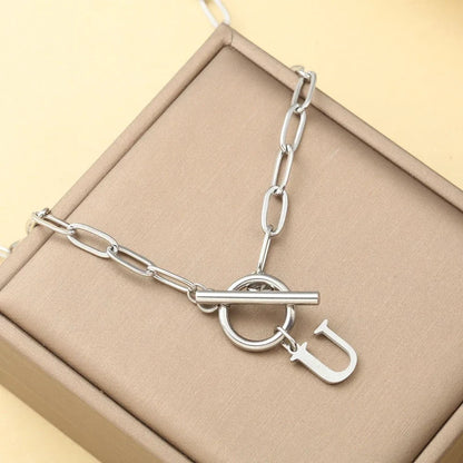 Embelle Initials Ketting  - Luxe Hanger met LoveKnot sluiting