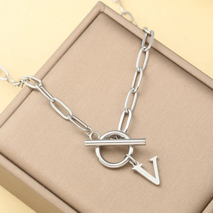 Embelle Initials Ketting  - Luxe Hanger met LoveKnot sluiting