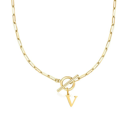 Embelle Initials Ketting  - Luxe Hanger met LoveKnot sluiting