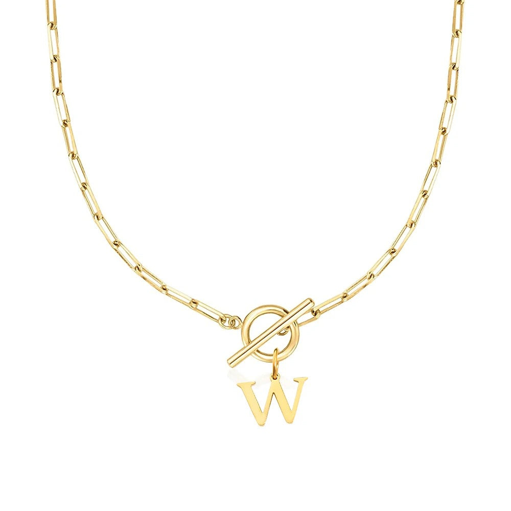 Embelle Initials Ketting  - Luxe Hanger met LoveKnot sluiting