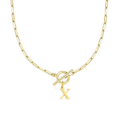 Embelle Initials Ketting  - Luxe Hanger met LoveKnot sluiting