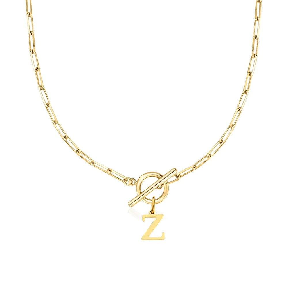 Embelle Initials Ketting  - Luxe Hanger met LoveKnot sluiting