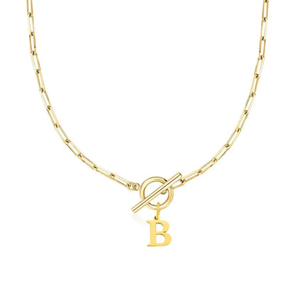 Embelle Initials Ketting  - Luxe Hanger met LoveKnot sluiting