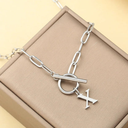 Embelle Initials Ketting  - Luxe Hanger met LoveKnot sluiting