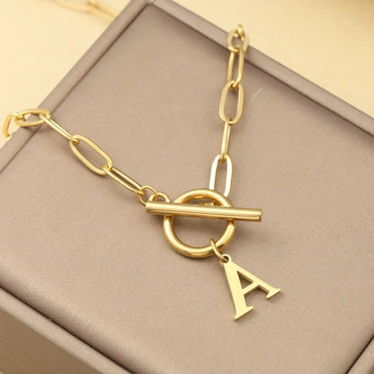Embelle Initials Ketting  - Luxe Hanger met LoveKnot sluiting