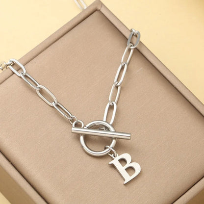 Embelle Initials Ketting  - Luxe Hanger met LoveKnot sluiting