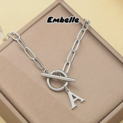 Embelle Initials Ketting  - Luxe Hanger met LoveKnot sluiting